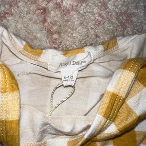 Angel Dear plaid Onesie